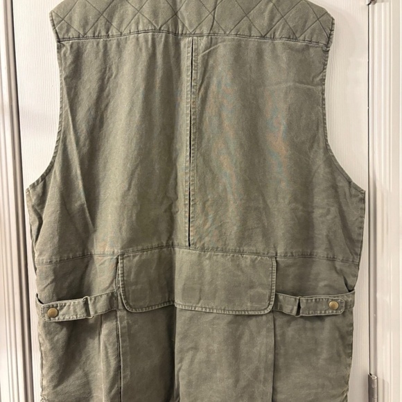 Woolrich Men’s Outdoor Fishing Utility Vest (L)- Military Green - Picture 2 of 11